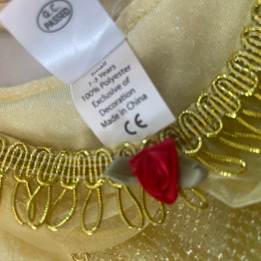 Little Adventures Yellow Beauty Dress [Size S, Ages 1-3] - Picture 4 of 4